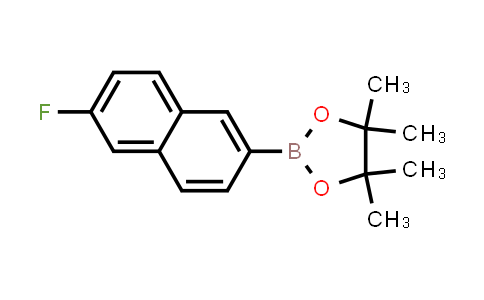 CAS No. 1308669-74-0, 2-(6-Fluoronaphthalen-2-yl)-4,4,5,5-tetramethyl-1,3,2-dioxaborolane