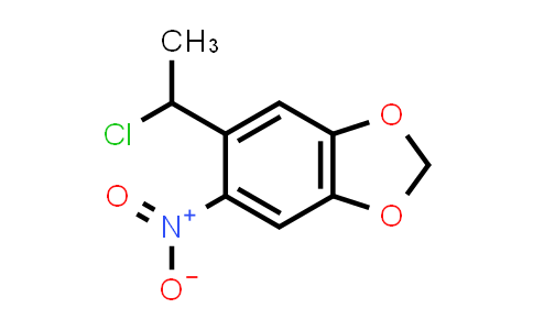 CAS No. 1308676-67-6, 5-(1-Chloroethyl)-6-nitro-2H-1,3-benzodioxole