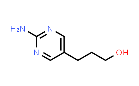 CAS No. 1308676-98-3, 3-(2-Aminopyrimidin-5-yl)propan-1-ol