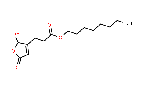 CAS No. 130886-78-1, Octyl 3-(2-hydroxy-5-oxo-2,5-dihydrofuran-3-yl)propanoate