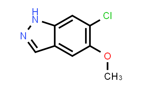 CAS No. 13096-98-5, 6-Chloro-5-methoxy-1H-indazole