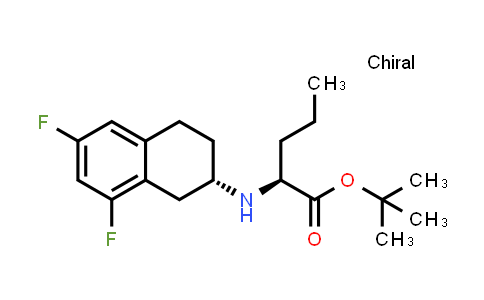 CAS No. 1309869-67-7, L-Norvaline, N-[(2S)-6,8-difluoro-1,2,3,4-tetrahydro-2-naphthalenyl]-, 1,1-dimethylethyl ester