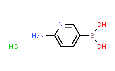 CAS No. 1309982-15-7, (6-Aminopyridin-3-yl)boronic acid hydrochloride
