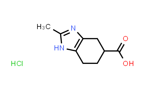 CAS No. 131020-46-7, 2-Methyl-4,5,6,7-tetrahydro-1H-1,3-benzodiazole-5-carboxylic acid hydrochloride