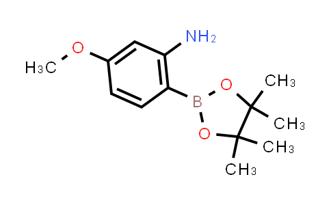 CAS No. 1310404-85-3, 5-Methoxy-2-(4,4,5,5-tetramethyl-1,3,2-dioxaborolan-2-yl)aniline