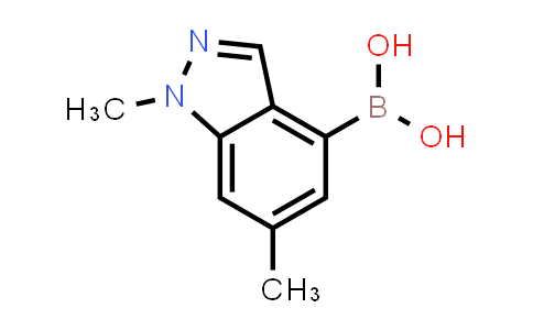CAS No. 1310405-32-3, (1,6-Dimethyl-1H-indazol-4-yl)boronic acid