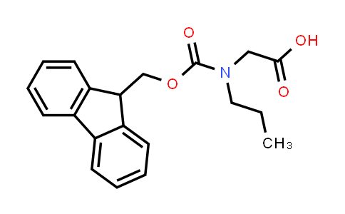 CAS No. 1310680-42-2, N-(((9H-Fluoren-9-yl)methoxy)carbonyl)-N-propylglycine