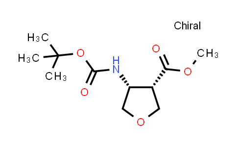 CAS No. 1310708-60-1, Methyl cis-4-{[(tert-butoxy)carbonyl]amino}oxolane-3-carboxylate