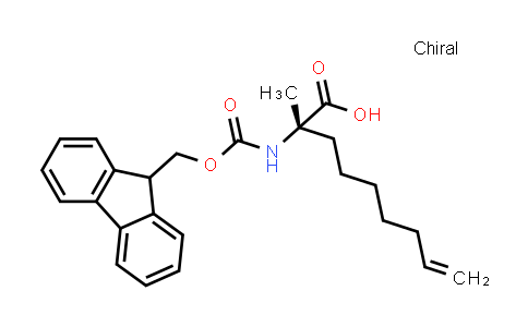 CAS No. 1311933-83-1, (S)-2-((((9H-Fluoren-9-yl)methoxy)carbonyl)amino)-2-methylnon-8-enoic acid