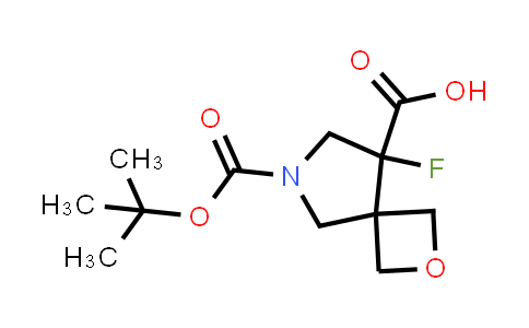 CAS No. 1312411-21-4, 6-(tert-Butoxycarbonyl)-8-fluoro-2-oxa-6-azaspiro[3.4]octane-8-carboxylic acid