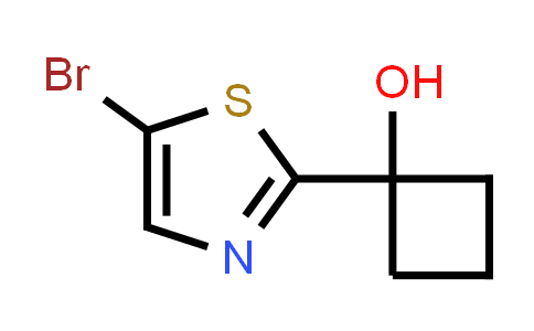 CAS No. 1312534-98-7, 1-(5-Bromothiazol-2-yl)cyclobutan-1-ol