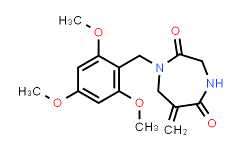 CAS No. 1312771-11-1, 6-Methylene-1-(2,4,6-trimethoxybenzyl)-1,4-diazepane-2,5-dione