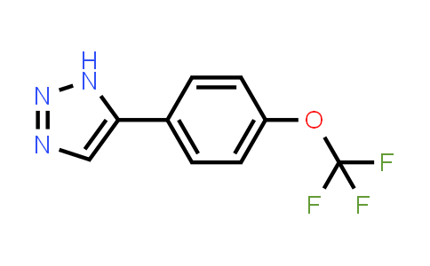 CAS No. 1312782-54-9, 5-(4-(Trifluoromethoxy)phenyl)-1H-1,2,3-triazole