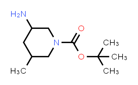 CAS No. 1312805-93-8, tert-Butyl 3-amino-5-methylpiperidine-1-carboxylate