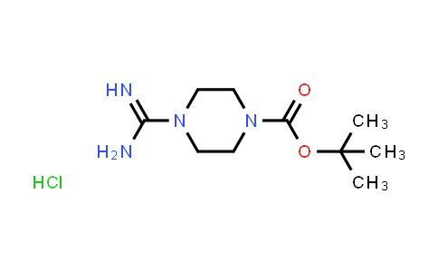 CAS No. 1312935-03-7, tert-Butyl 4-carbamimidoylpiperazine-1-carboxylate hydrochloride