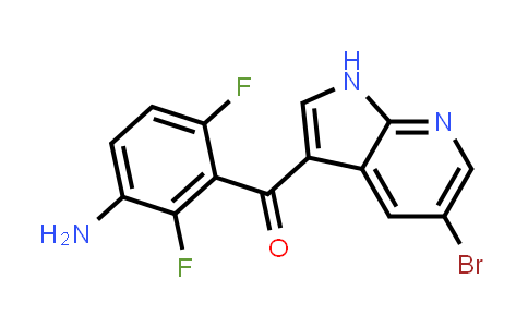 CAS No. 1312941-98-2, (3-Amino-2,6-difluorophenyl)(5-bromo-1H-pyrrolo[2,3-b]pyridin-3-yl)methanone
