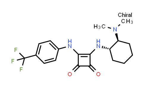 CAS No. 1312991-14-2, 3-[[(1S,2S)-2-(Dimethylamino)cyclohexyl]amino]-4-[[4-(trifluoromethyl)phenyl]amino]-3-cyclobutene-1,2-dione