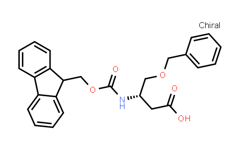 CAS No. 1313054-84-0, (S)-3-((((9H-Fluoren-9-yl)methoxy)carbonyl)amino)-4-(benzyloxy)butanoic acid