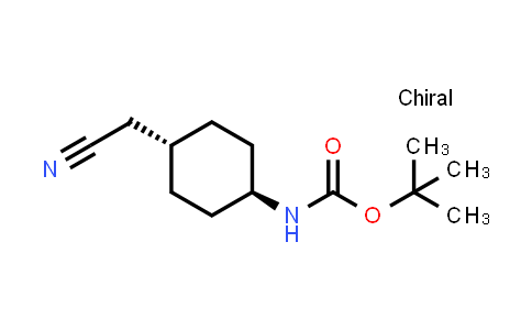 CAS No. 1313279-47-8, tert-Butyl [trans-4-(cyanomethyl)cyclohexyl]carbamate