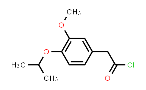 CAS No. 1313365-82-0, Benzeneacetyl chloride, 3-methoxy-4-(1-methylethoxy)-