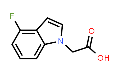 CAS No. 1313712-35-4, 2-(4-Fluoro-1H-indol-1-yl)acetic acid