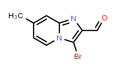 CAS No. 1313712-52-5, 3-Bromo-7-methylimidazo[1,2-a]pyridine-2-carbaldehyde