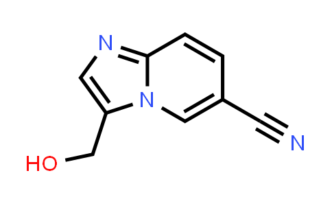 CAS No. 1313726-32-7, 3-(Hydroxymethyl)imidazo[1,2-a]pyridine-6-carbonitrile