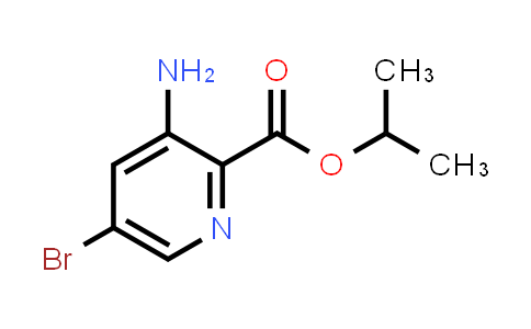 CAS No. 1313738-67-8, Propan-2-yl 3-amino-5-bromopyridine-2-carboxylate