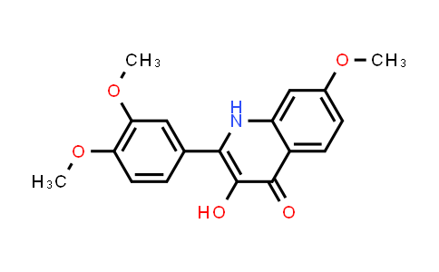 CAS No. 1313738-75-8, 2-(3,4-Dimethoxyphenyl)-3-hydroxy-7-methoxyquinolin-4(1H)-one