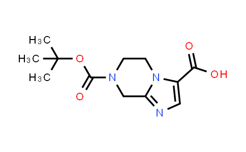 CAS No. 1314391-59-7, 7-(tert-Butoxycarbonyl)-5,6,7,8-tetrahydroimidazo[1,2-a]pyrazine-3-carboxylic acid