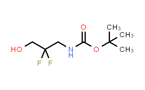 CAS No. 1314398-21-4, tert-Butyl (2,2-difluoro-3-hydroxypropyl)carbamate