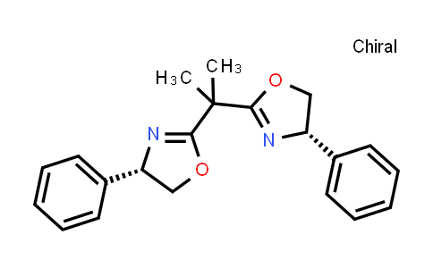 CAS No. 131457-46-0, (4S,4'S)-2,2'-(Propane-2,2-diyl)bis(4-phenyl-4,5-dihydrooxazole)
