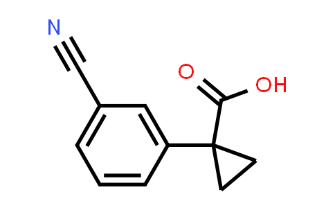 CAS No. 1314766-31-8, Cyclopropanecarboxylic acid, 1-(3-cyanophenyl)-