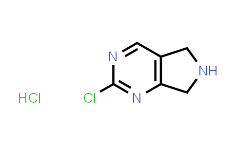 CAS No. 1314790-85-6, 2-Chloro-5H,6H,7H-pyrrolo[3,4-d]pyrimidine hydrochloride