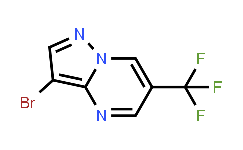 CAS No. 1314893-94-1, 3-Bromo-6-(trifluoromethyl)pyrazolo[1,5-a]pyrimidine