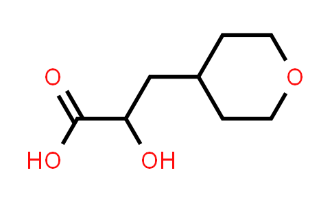CAS No. 1314901-60-4, 2-Hydroxy-3-(tetrahydro-2H-pyran-4-yl)propanoic acid