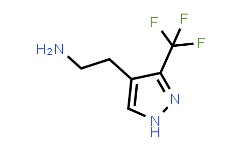 CAS No. 1314904-42-1, 2-(3-(Trifluoromethyl)-1H-pyrazol-4-yl)ethanamine