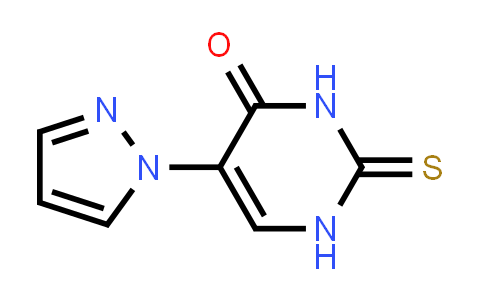 CAS No. 1314965-49-5, 5-(1H-Pyrazol-1-yl)-2-thioxo-2,3-dihydropyrimidin-4(1H)-one