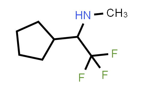 CAS No. 1314975-97-7, 1-Cyclopentyl-2,2,2-trifluoro-N-methylethan-1-amine