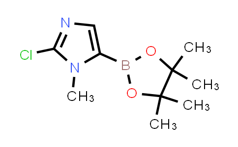 CAS No. 1315281-29-8, 2-Chloro-1-methyl-5-(4,4,5,5-tetramethyl-1,3,2-dioxaborolan-2-yl)imidazole