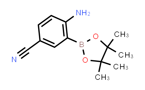 CAS No. 1315350-04-9, Benzonitrile, 4-amino-3-(4,4,5,5-tetramethyl-1,3,2-dioxaborolan-2-yl)-