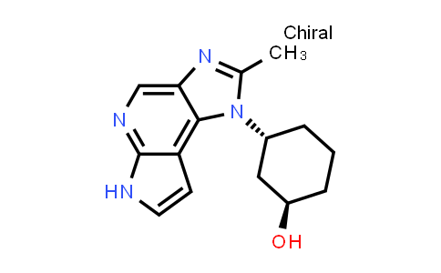 CAS No. 1315486-05-5, Cyclohexanol, 3-(2-methylimidazo[4,5-d]pyrrolo[2,3-b]pyridin-1(6H)-yl)-, (1R,3R)-