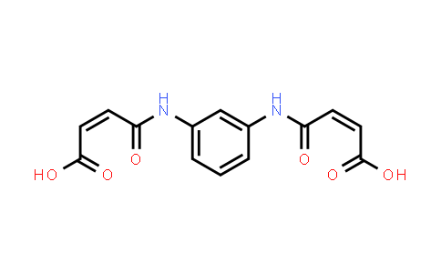 CAS No. 13161-99-4, (2Z,2'Z)-4,4'-(1,3-Phenylenebis(azanediyl))bis(4-oxobut-2-enoic acid)