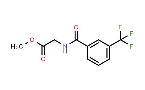 CAS No. 131648-66-3, methyl 2-(3-(trifluoromethyl)benzamido)acetate