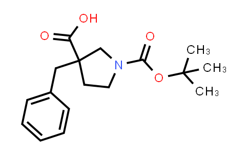 CAS No. 1316757-61-5, 3-Benzyl-1-(tert-butoxycarbonyl)pyrrolidine-3-carboxylic acid