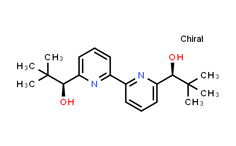 CAS No. 131726-65-3, (αS,α'S)-α,α'-Bis(tert-butyl)-[2,2'-bipyridine]-6,6'-dimethanol