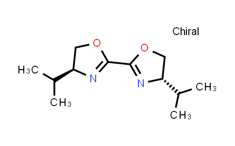 CAS No. 131833-89-1, (4S,4'S)-4,4'-Diisopropyl-4,4',5,5'-tetrahydro-2,2'-bioxazole