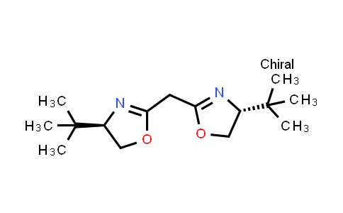 131833-91-5 | Bis((R)-4-(tert-butyl)-4,5-dihydrooxazol-2-yl)methane