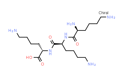 CAS No. 13184-14-0, (S)-6-Amino-2-((S)-6-amino-2-((S)-2,6-diaminohexanamido)hexanamido)hexanoic acid