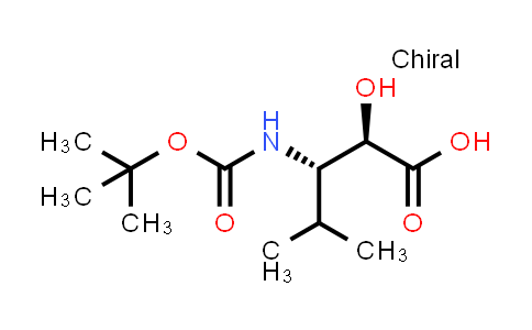 CAS No. 1318775-45-9, (2R,3S)-3-{[(tert-Butoxy)carbonyl]amino}-2-hydroxy-4-methylpentanoic acid